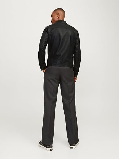 Men’s Synthetic Leather Jacket | Stylish Casual Jacket