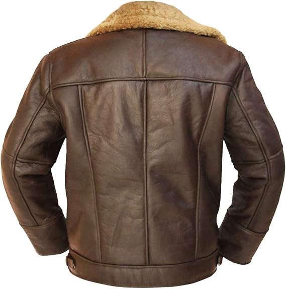 Men’s B3 Aviator Shearling Leather Jacket | Brown Pilot Jacket